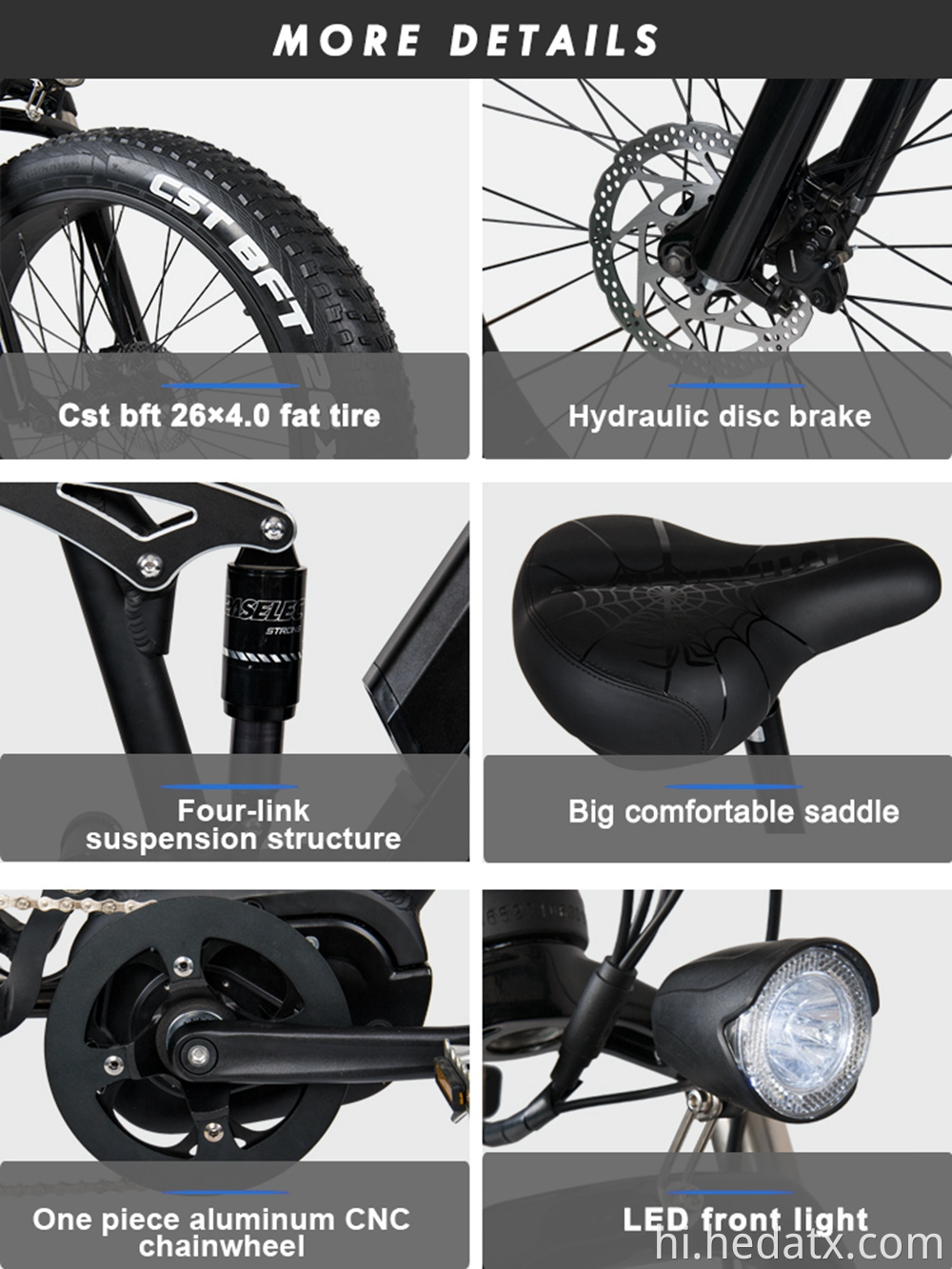 उच्च गति इलेक्ट्रिक वसा टायर बाइक चल रही है High Speed Running Electric Fat Tire Bike